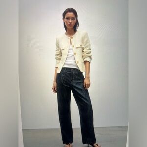 Cream Tweed Jacket